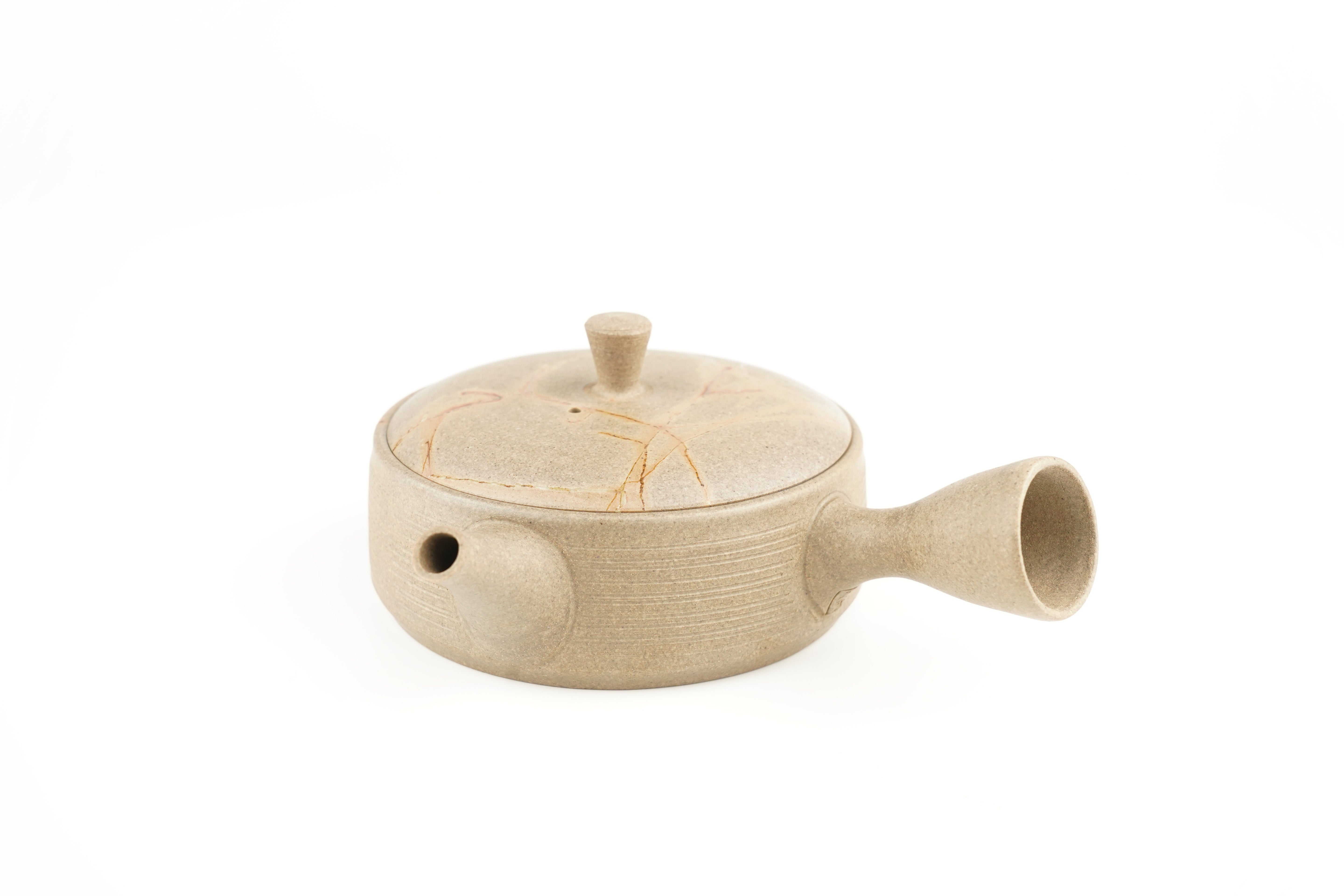 焼〆 切立藻掛け急須