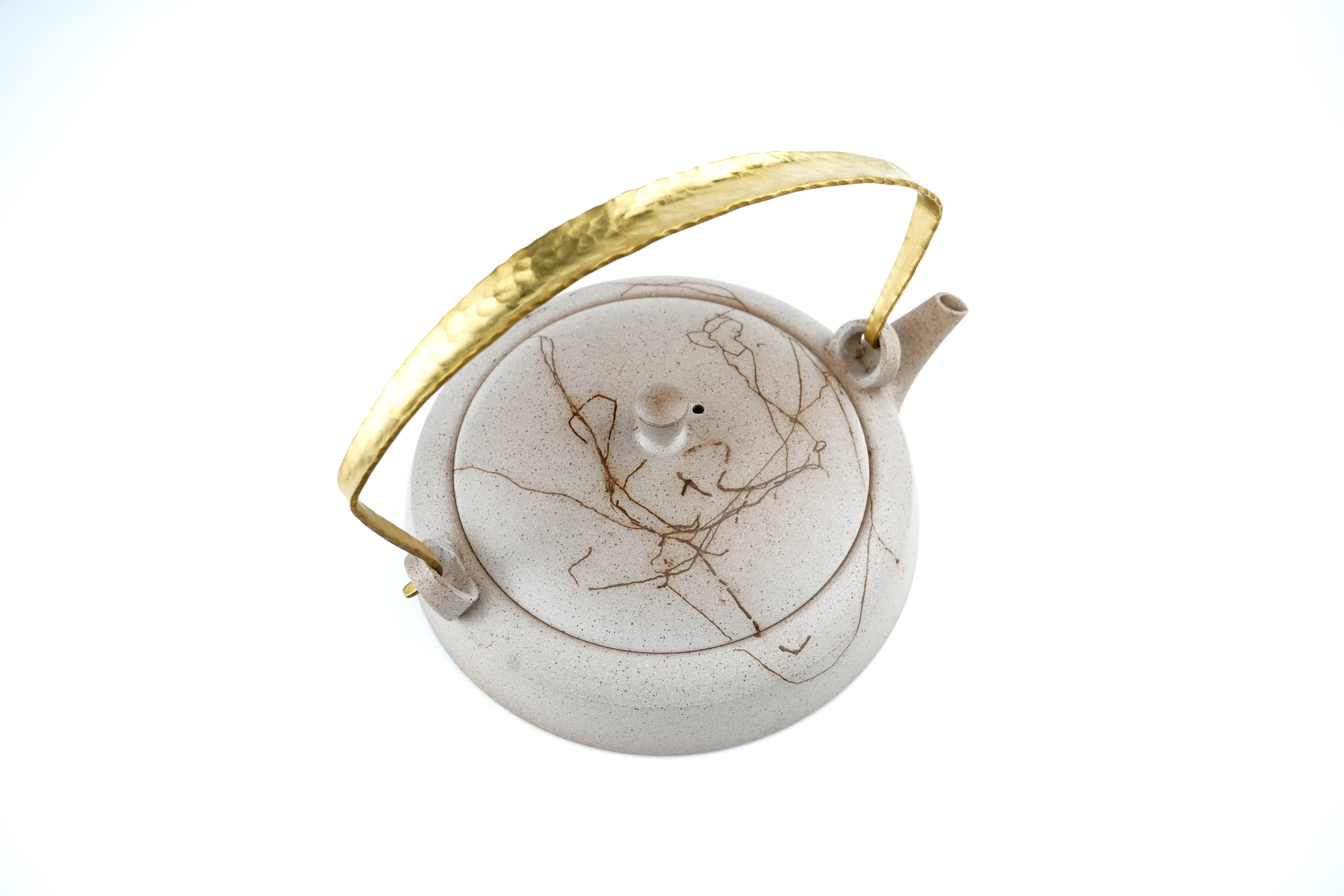 伊藤成二|白藻掛け茶注 (金属手)