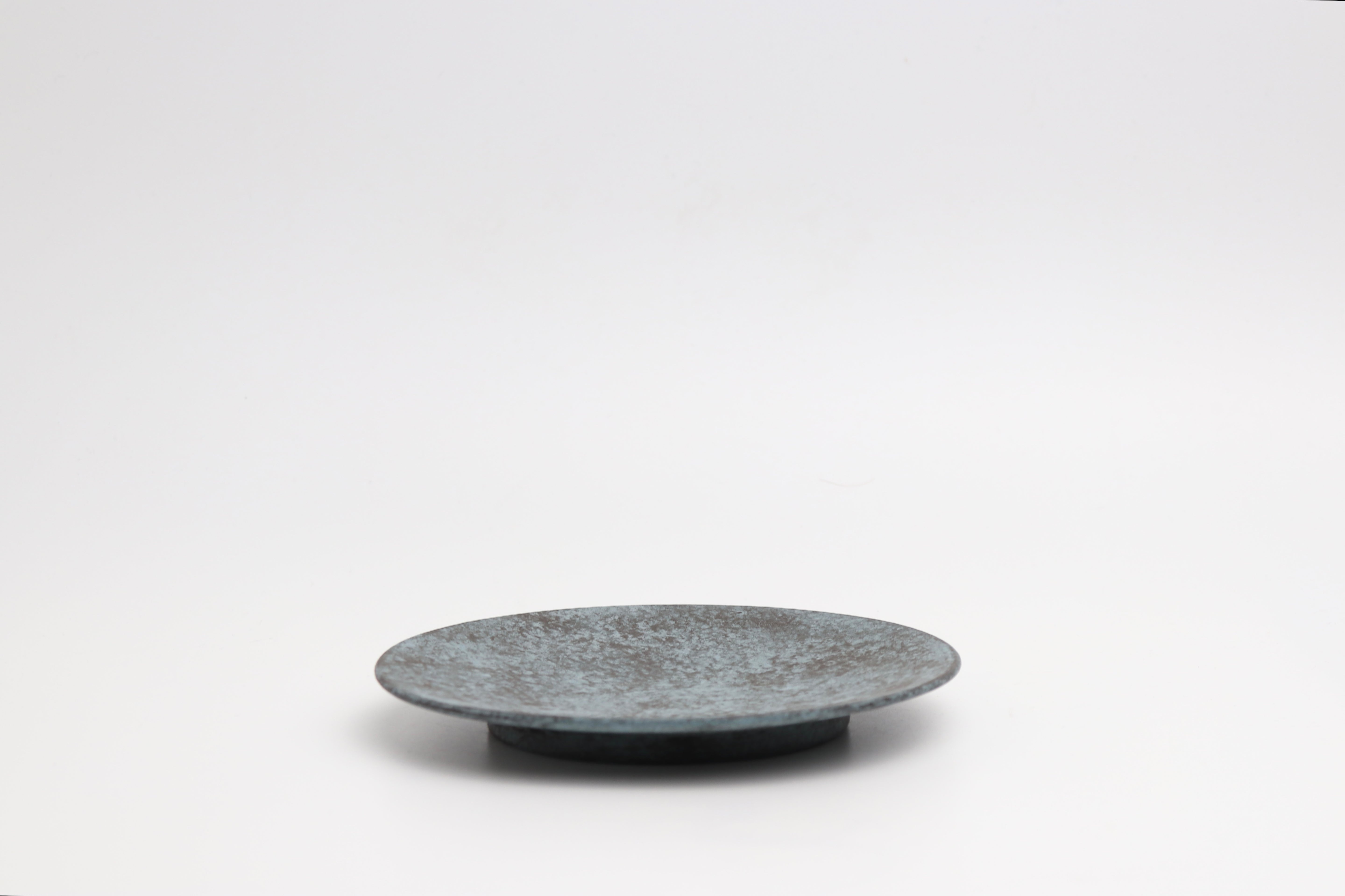 岡崎慧佑 5寸皿 (青)