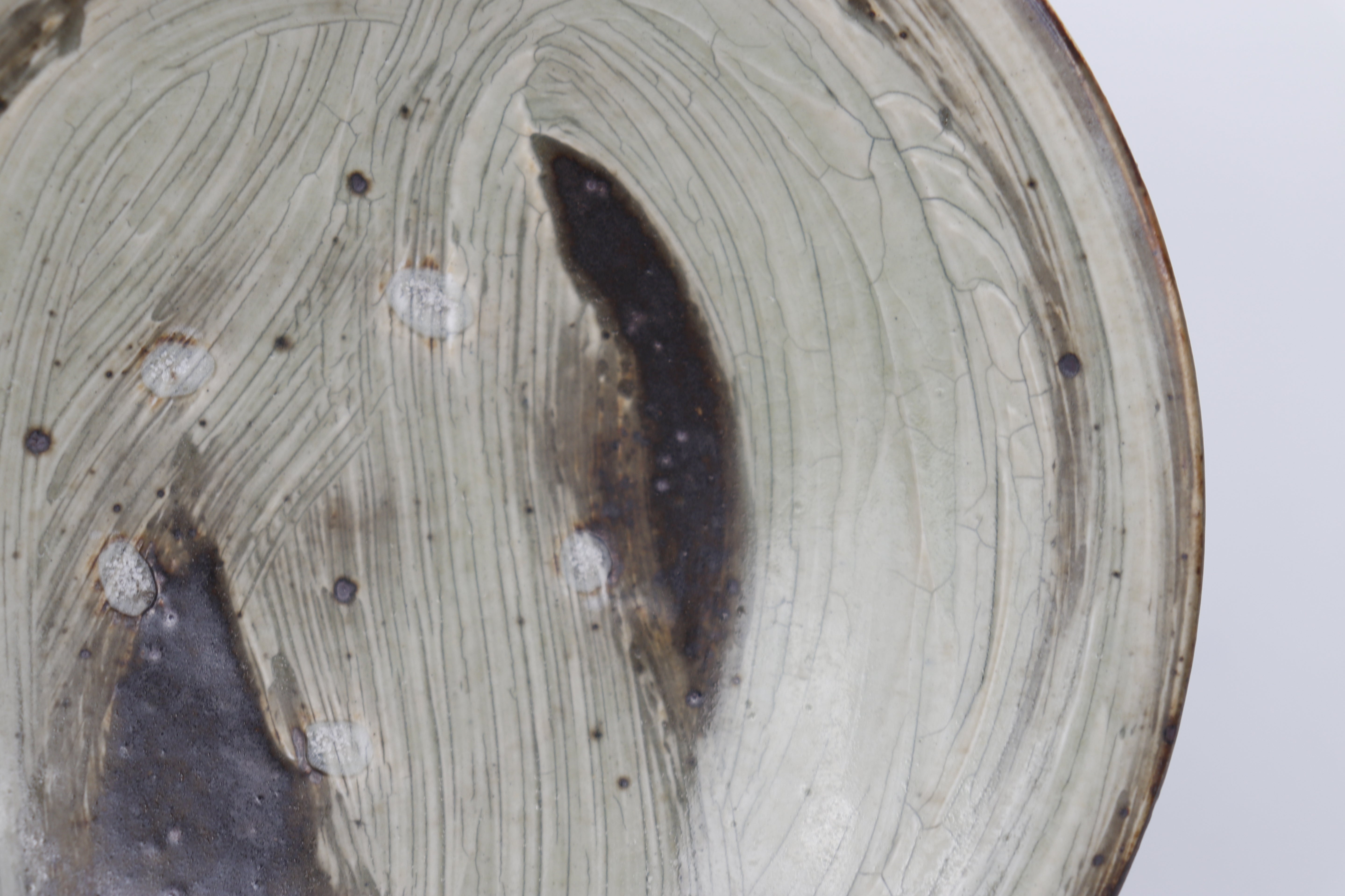 【下村淳】刷毛目 5寸皿