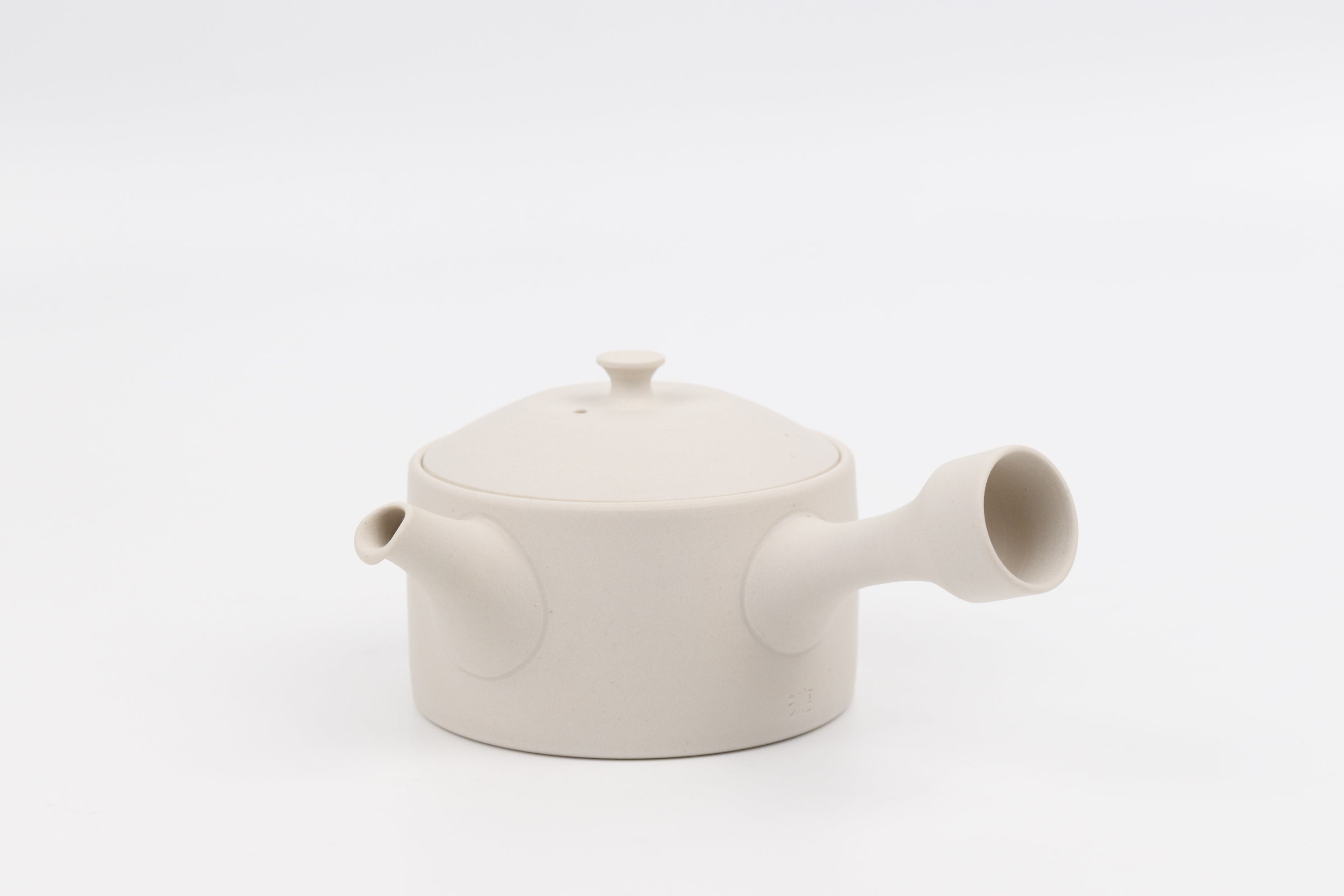 【藤田徳太】切立急須 ホワイト