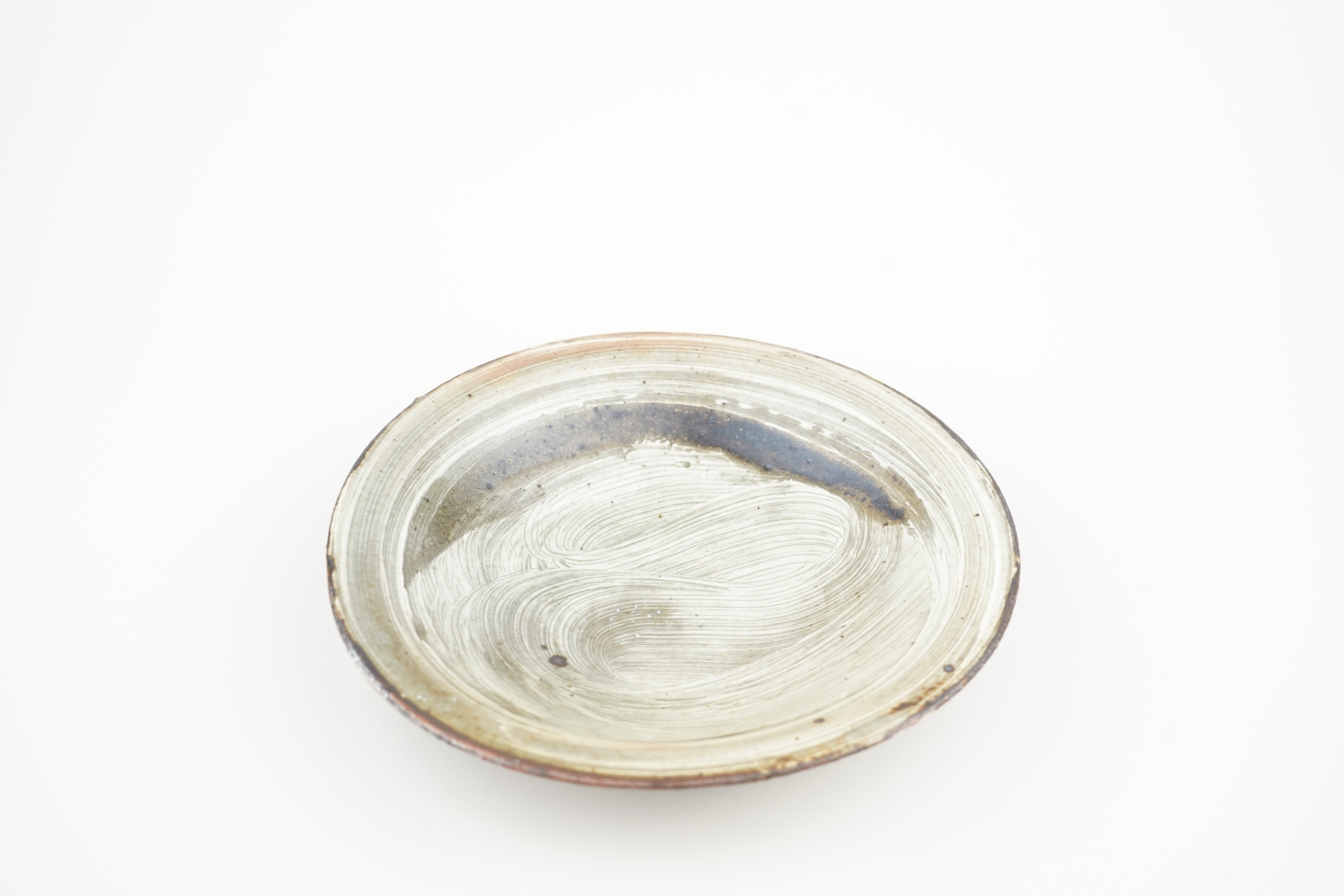 【下村淳】刷毛目 5寸皿