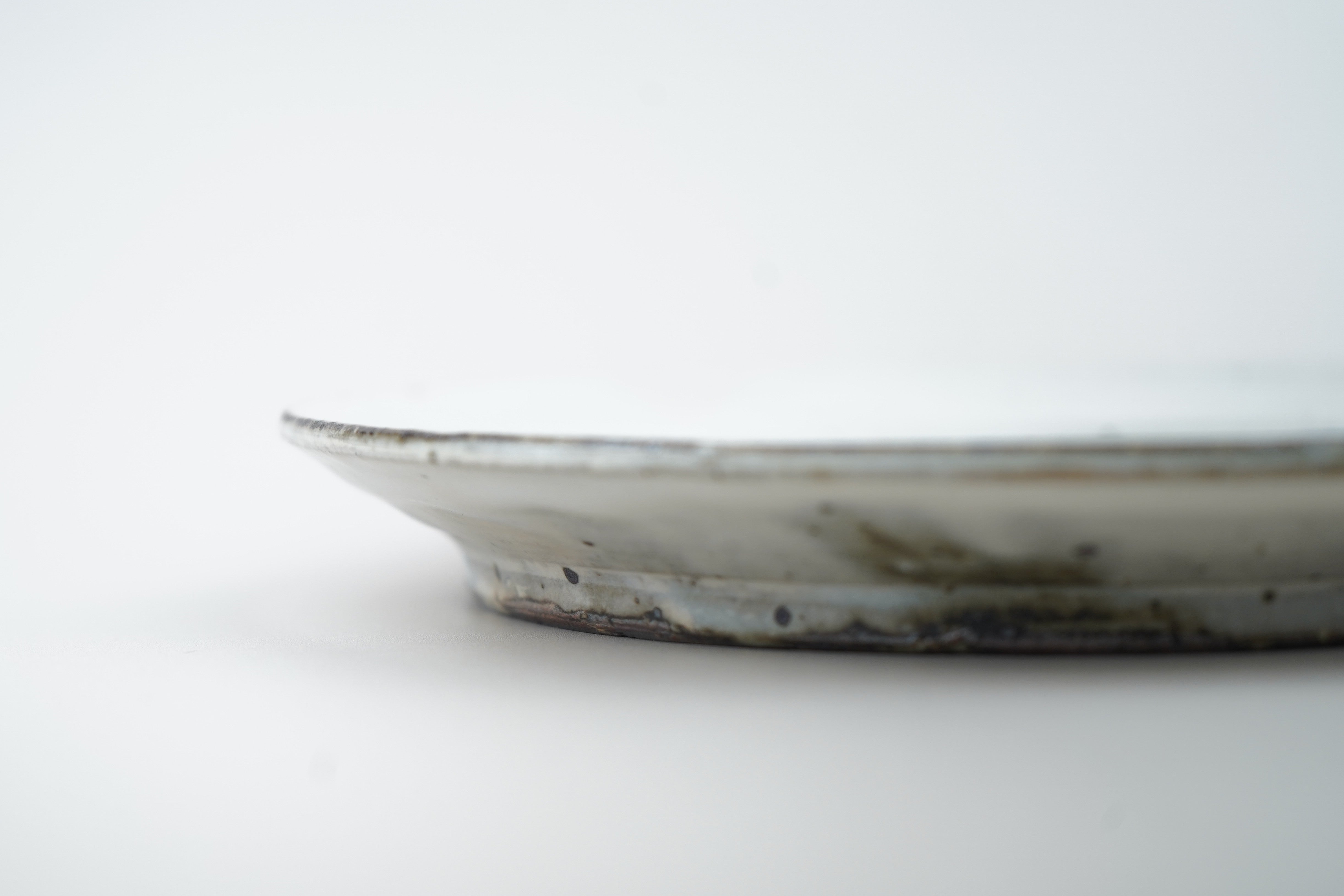 【加藤祥孝】6寸リム皿 (粉引き)