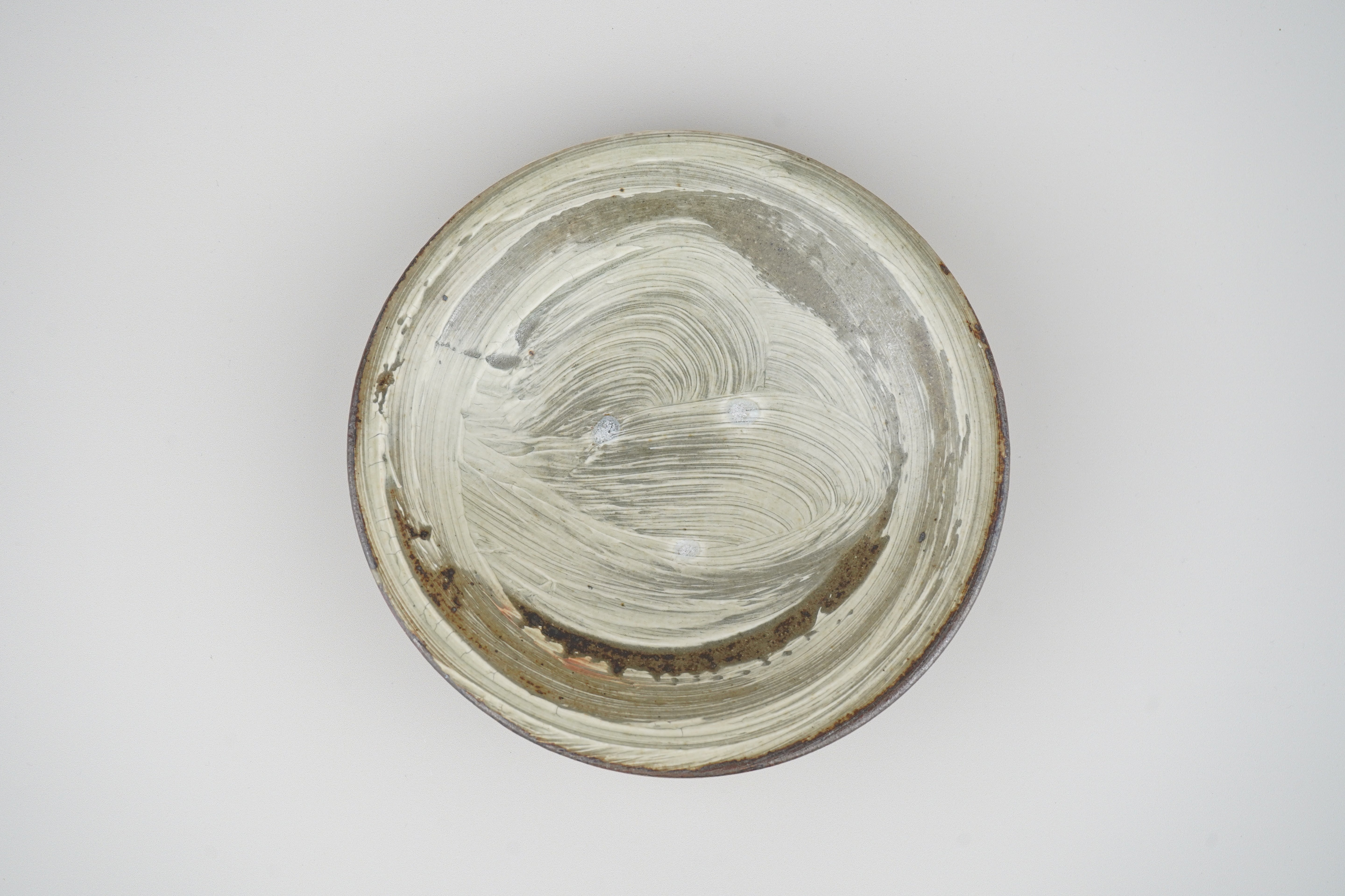 【下村淳】刷毛目 5寸皿