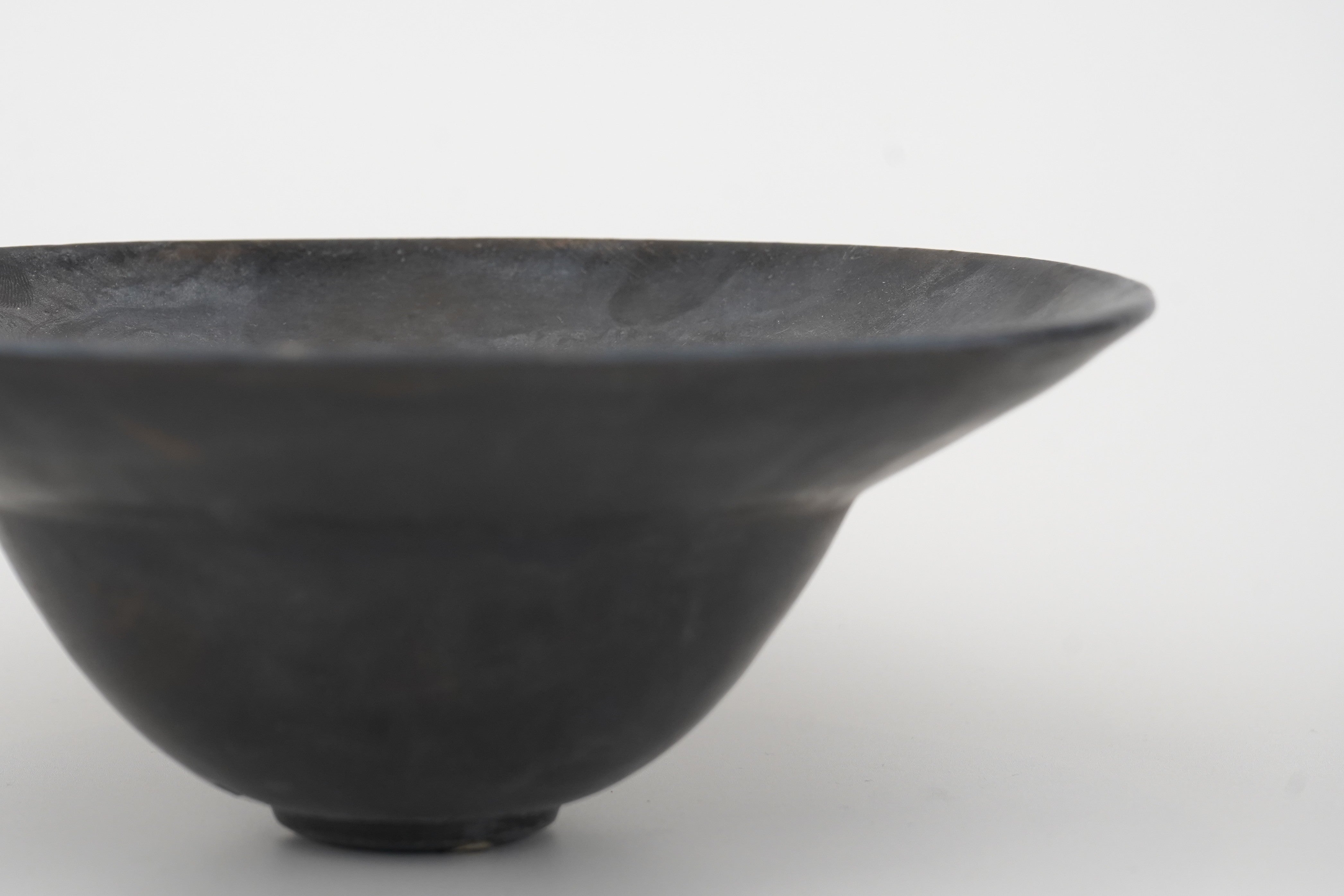 【小谷康弘】6寸リム鉢(黒彩)