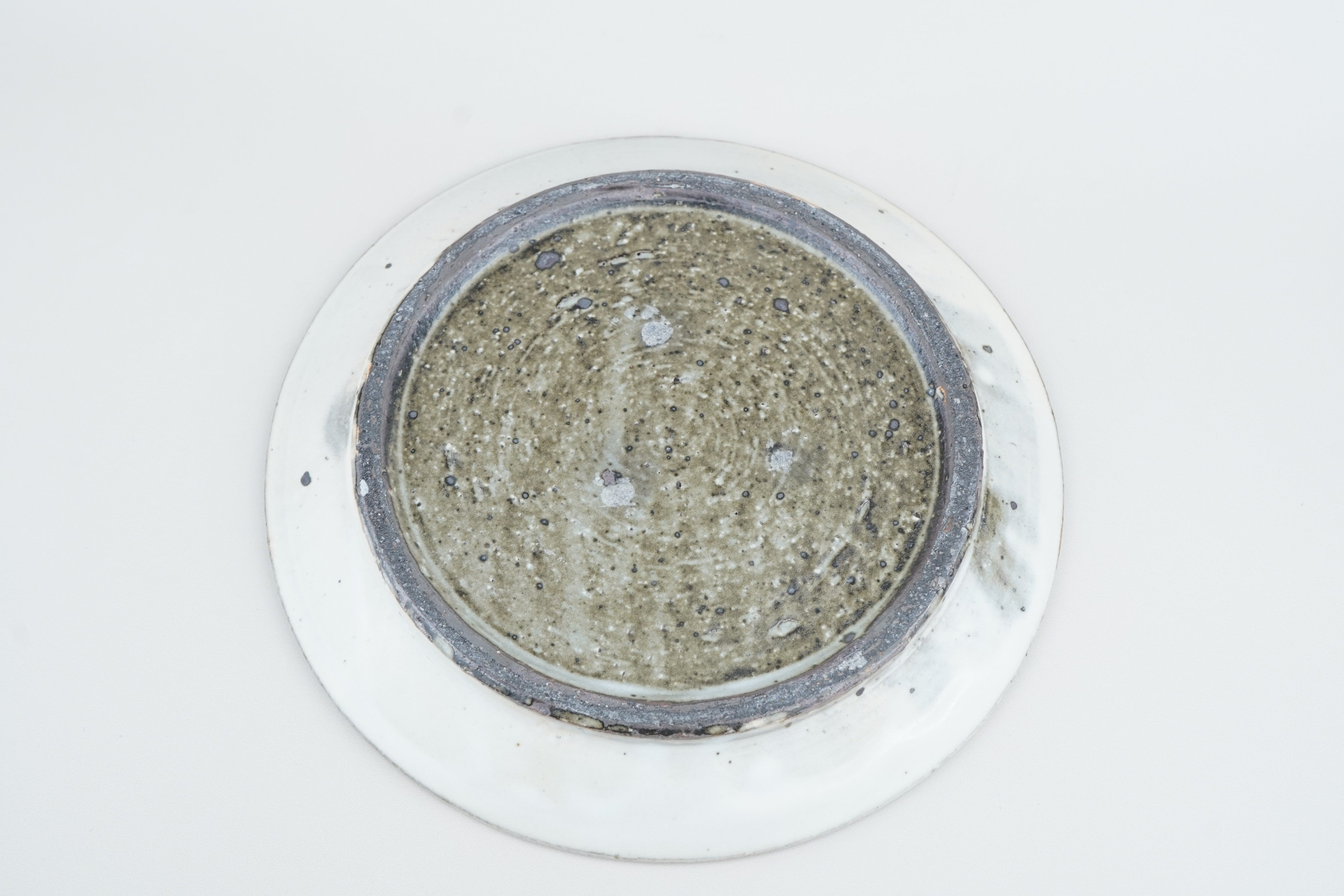 【加藤祥孝】7寸リム皿 (粉引き)