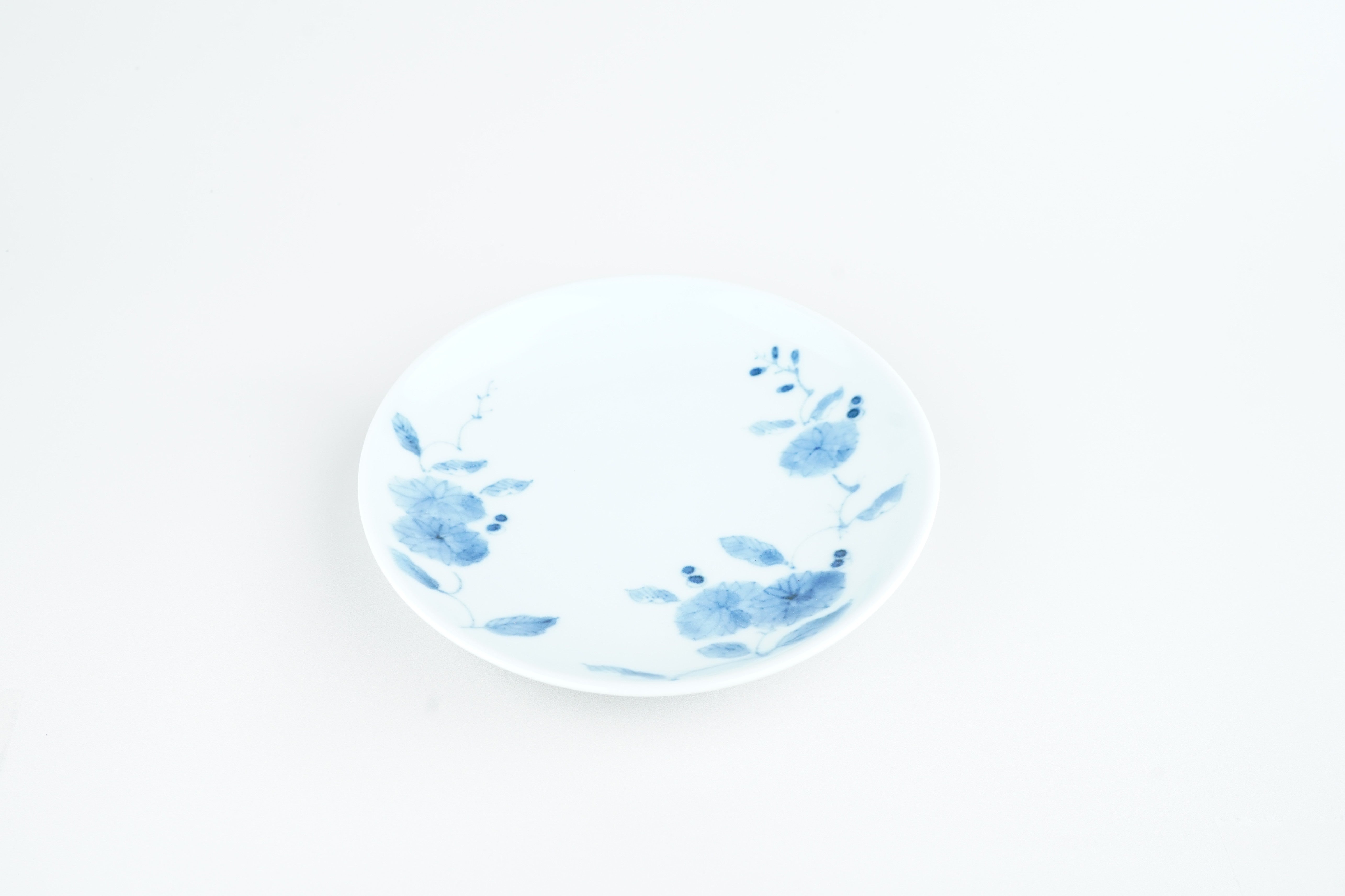 Iroe Plate with Floral Motif (15cm) – Naoko Shimizu