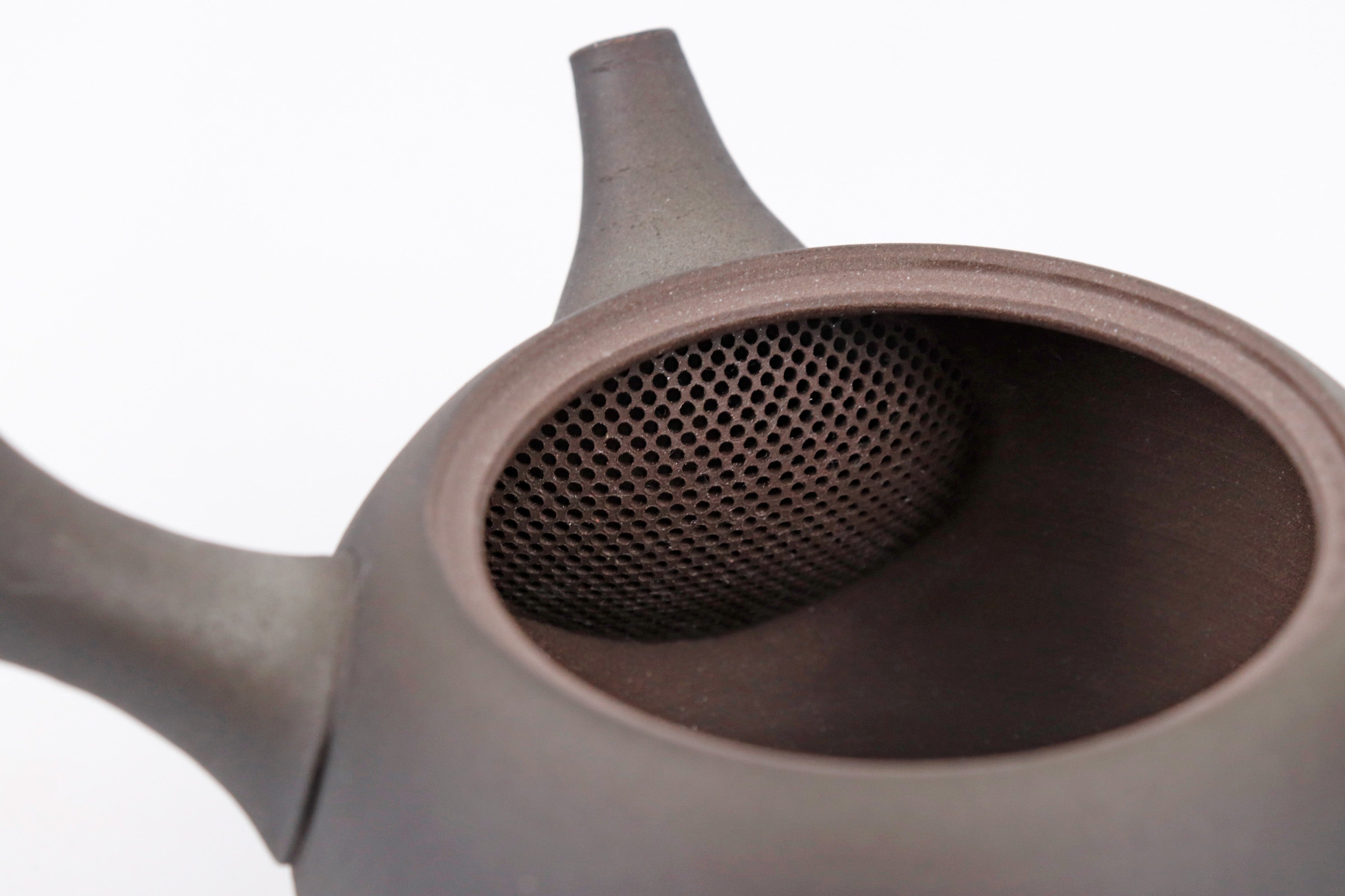 【Japanese Teapot】Black Clay Kyusu (Junzo Maekawa)