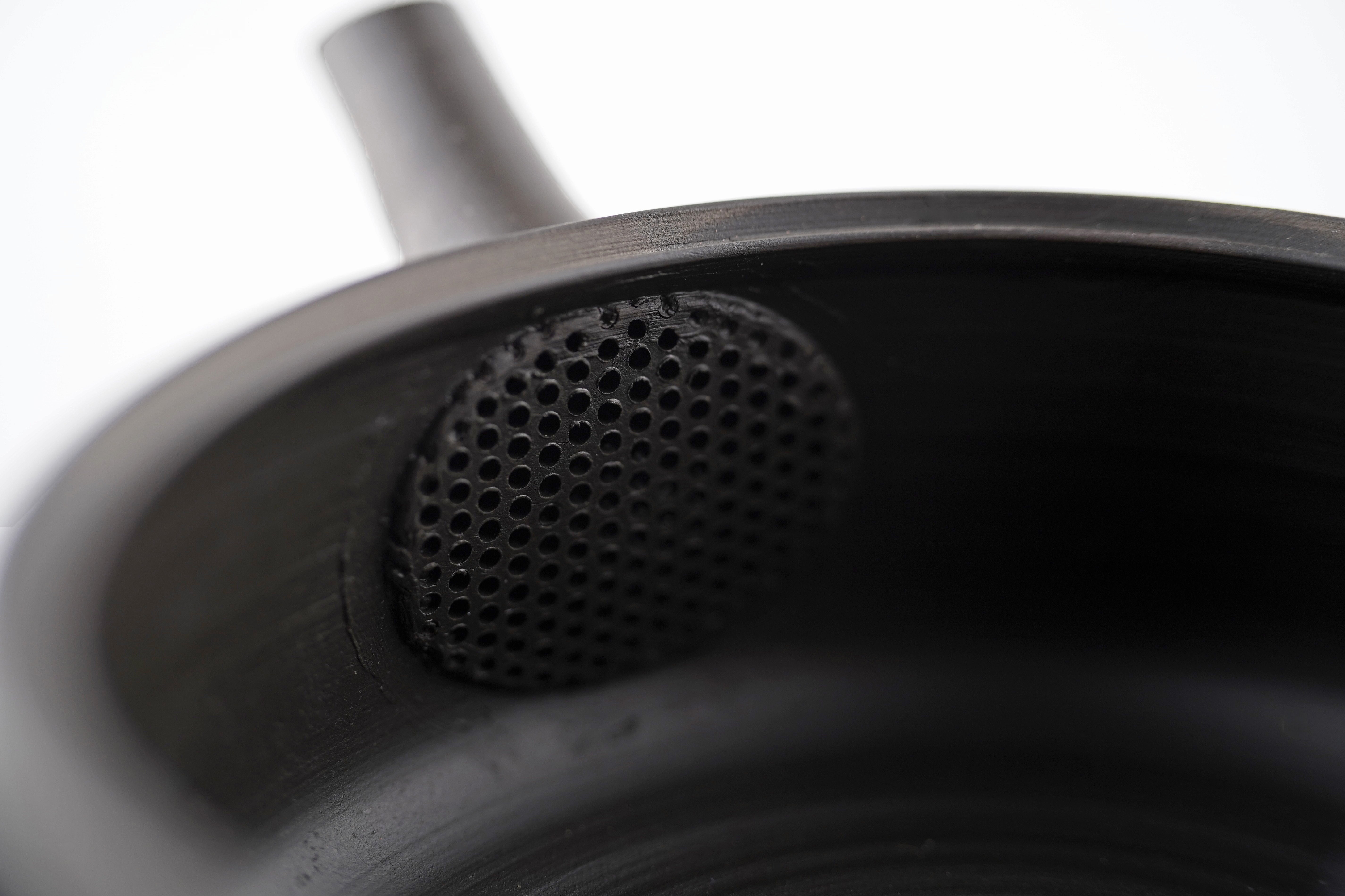 【常滑急須】黒泥平型急須 (梅原タツオ)