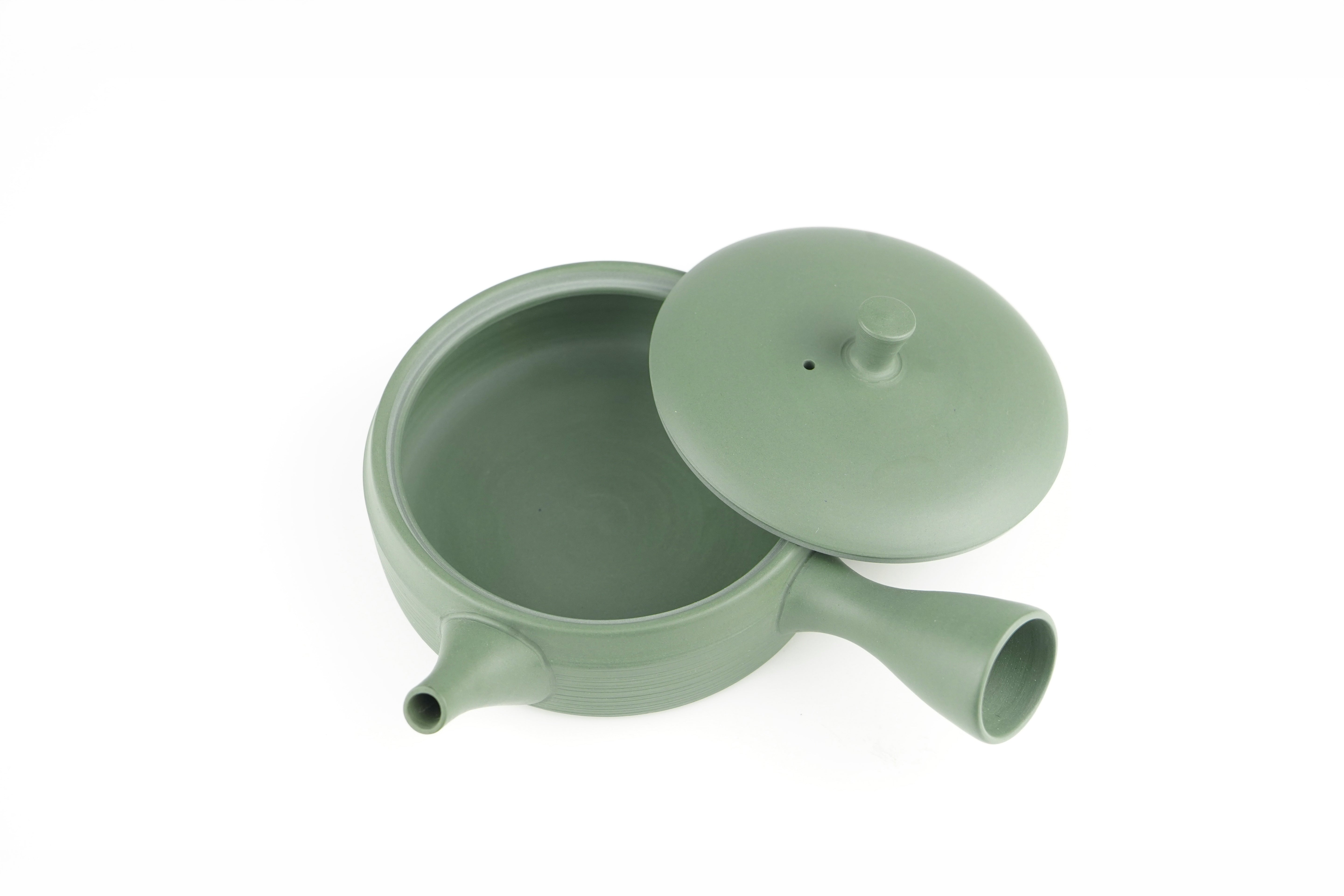 Green Clay Straight-Sided Kyusu