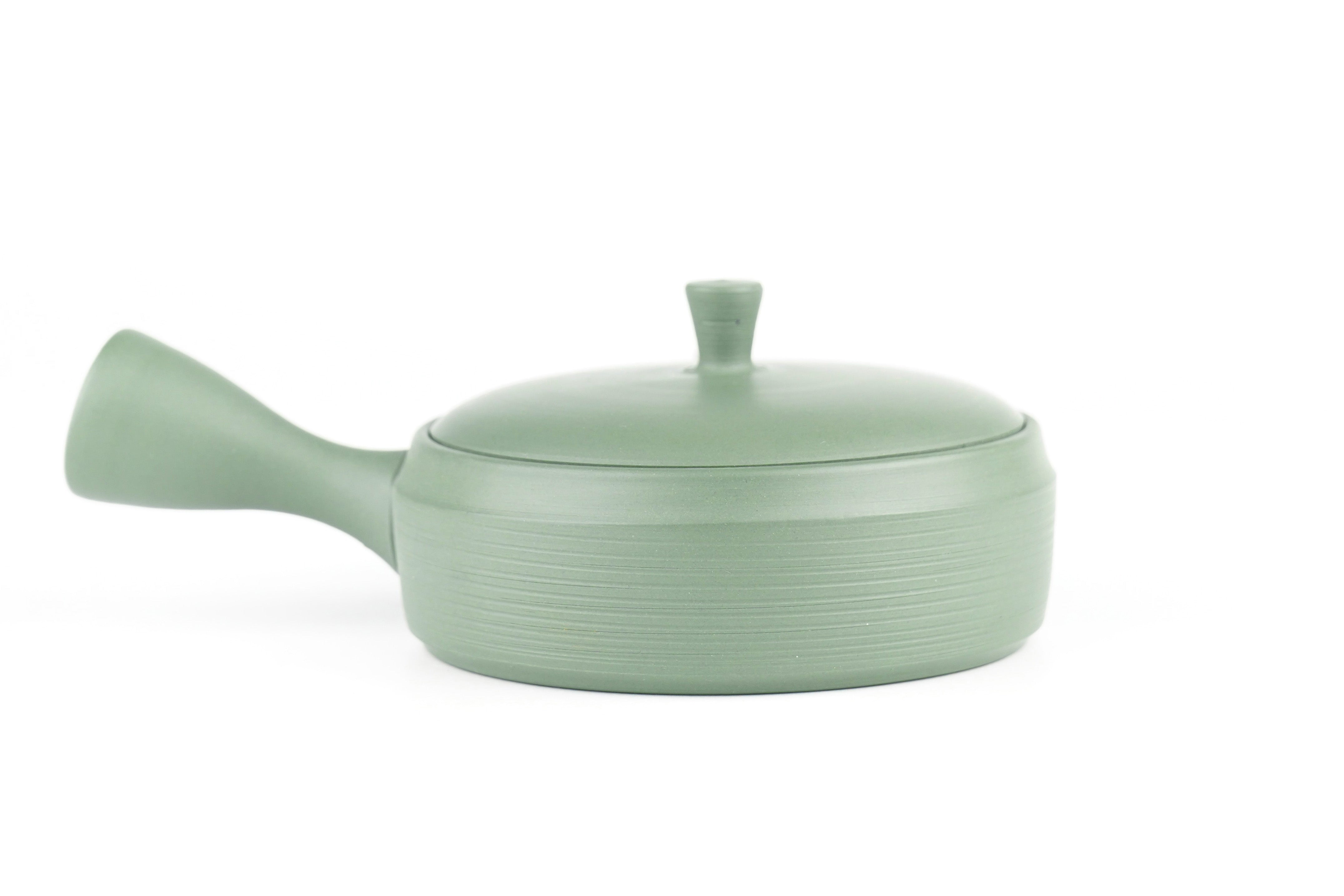 Green Clay Straight-Sided Kyusu