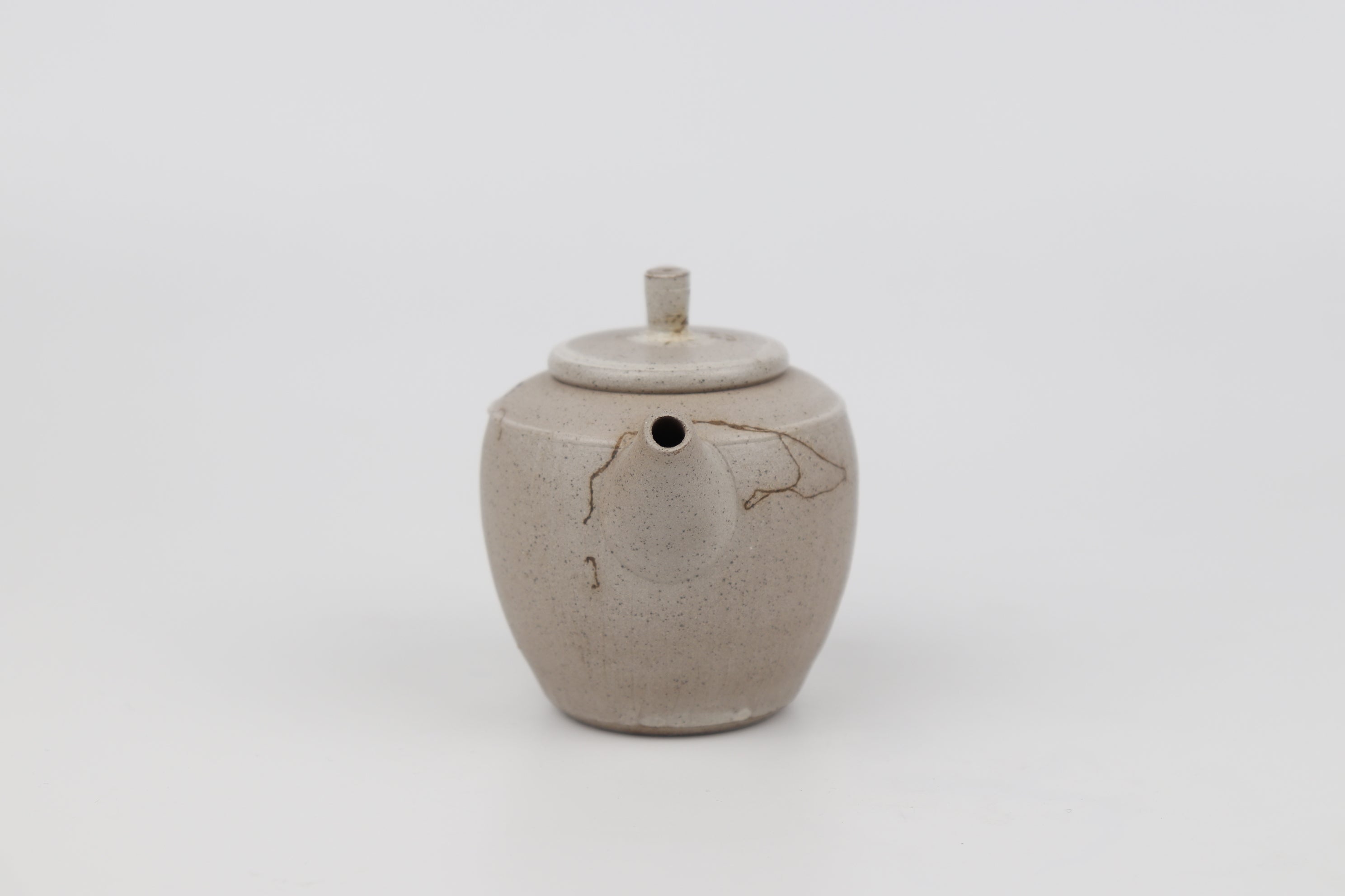 伊藤成二｜長台座白藻掛け 茶壺