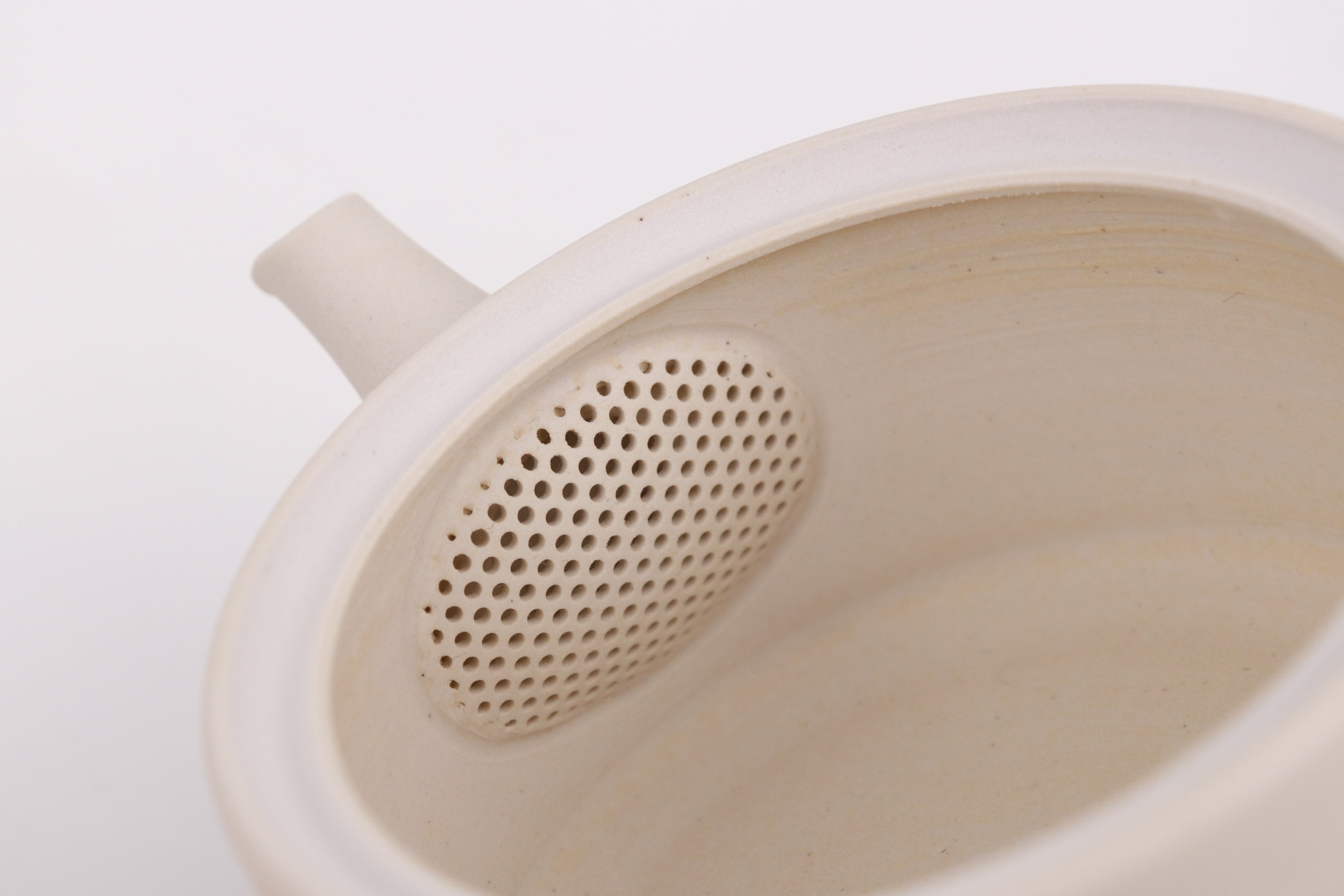 White Straight-Sided Kyusu – Tokuta Fujita