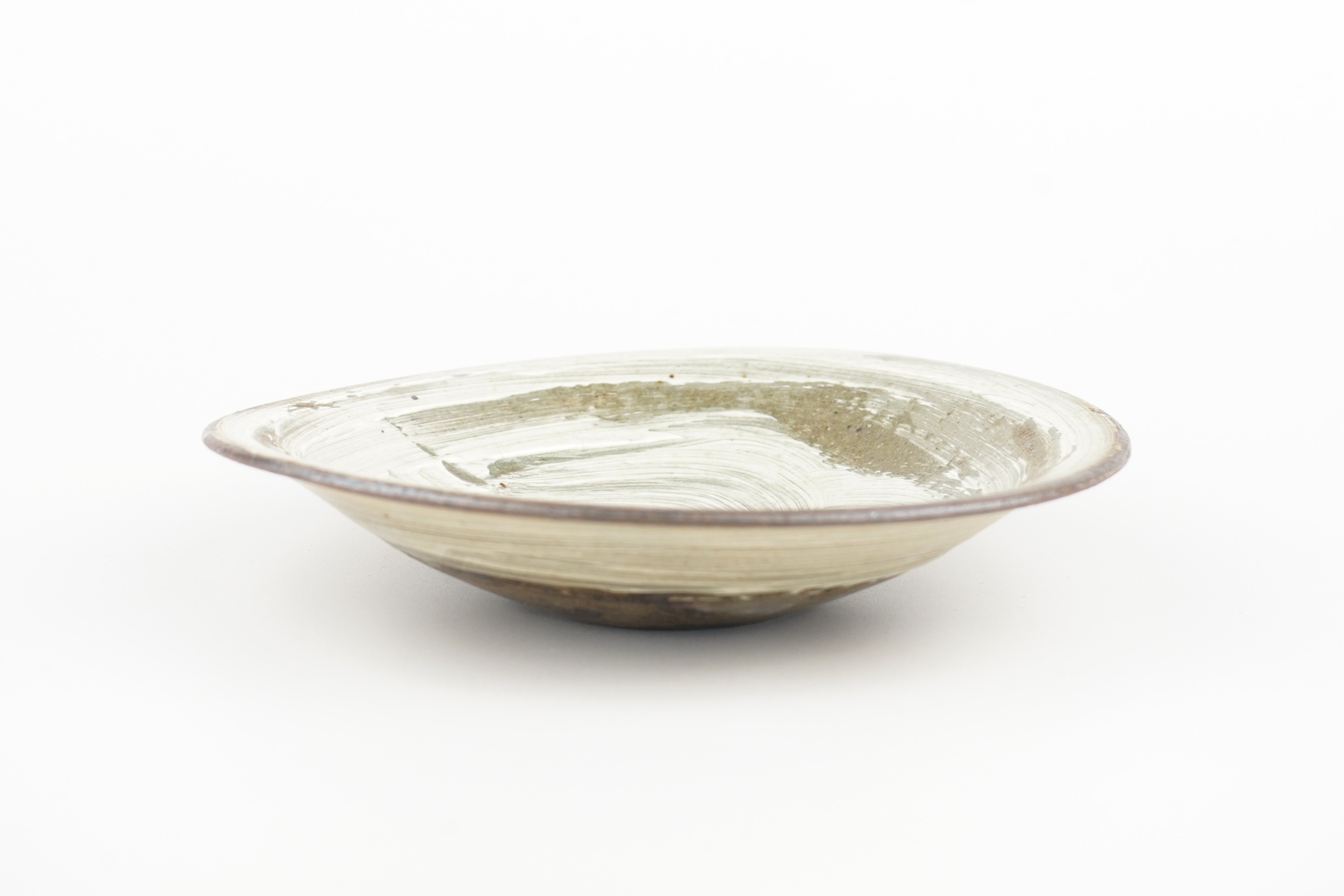 【下村淳】刷毛目 5寸皿