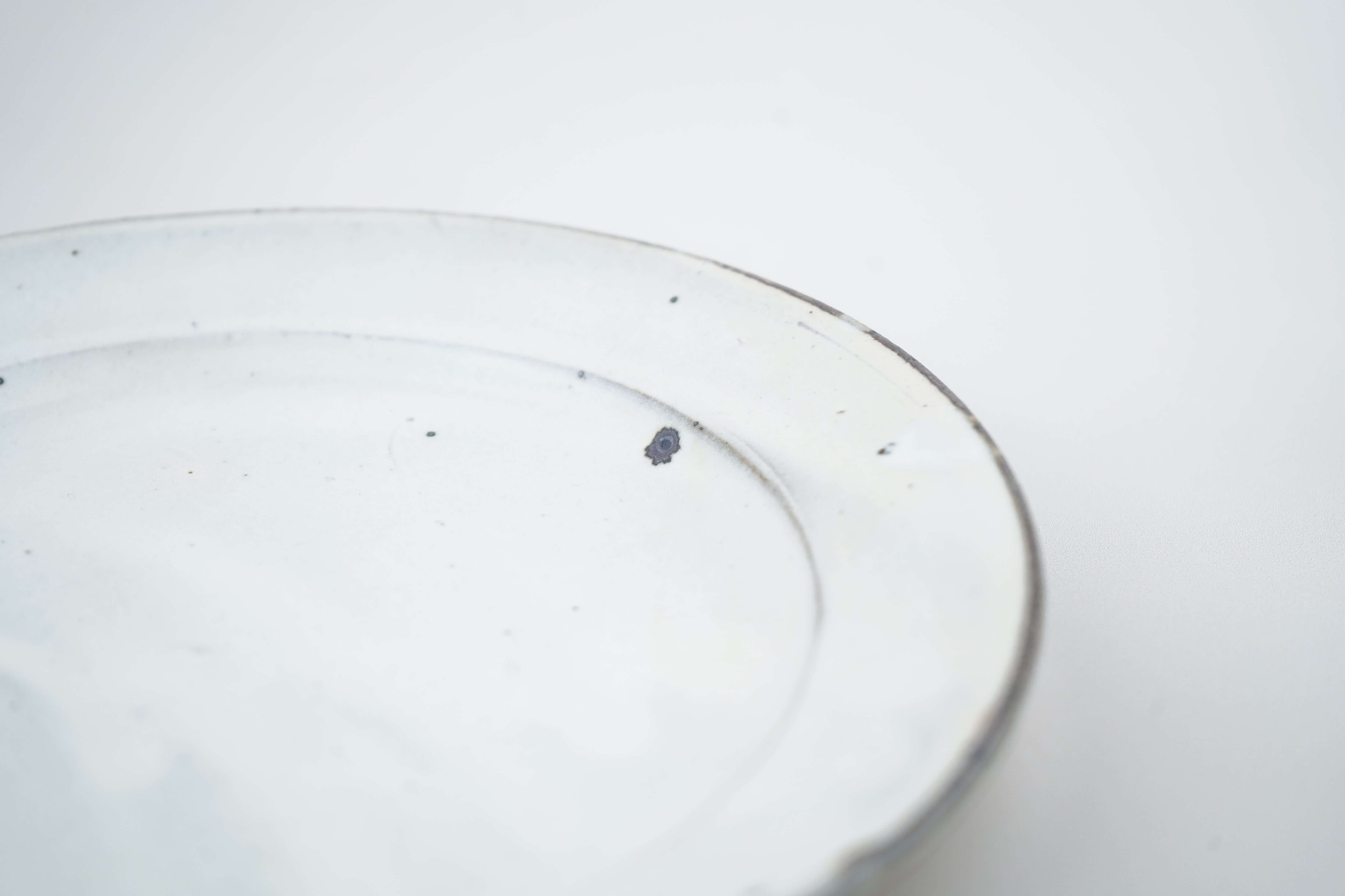 【加藤祥孝】6寸リム皿 (粉引き)