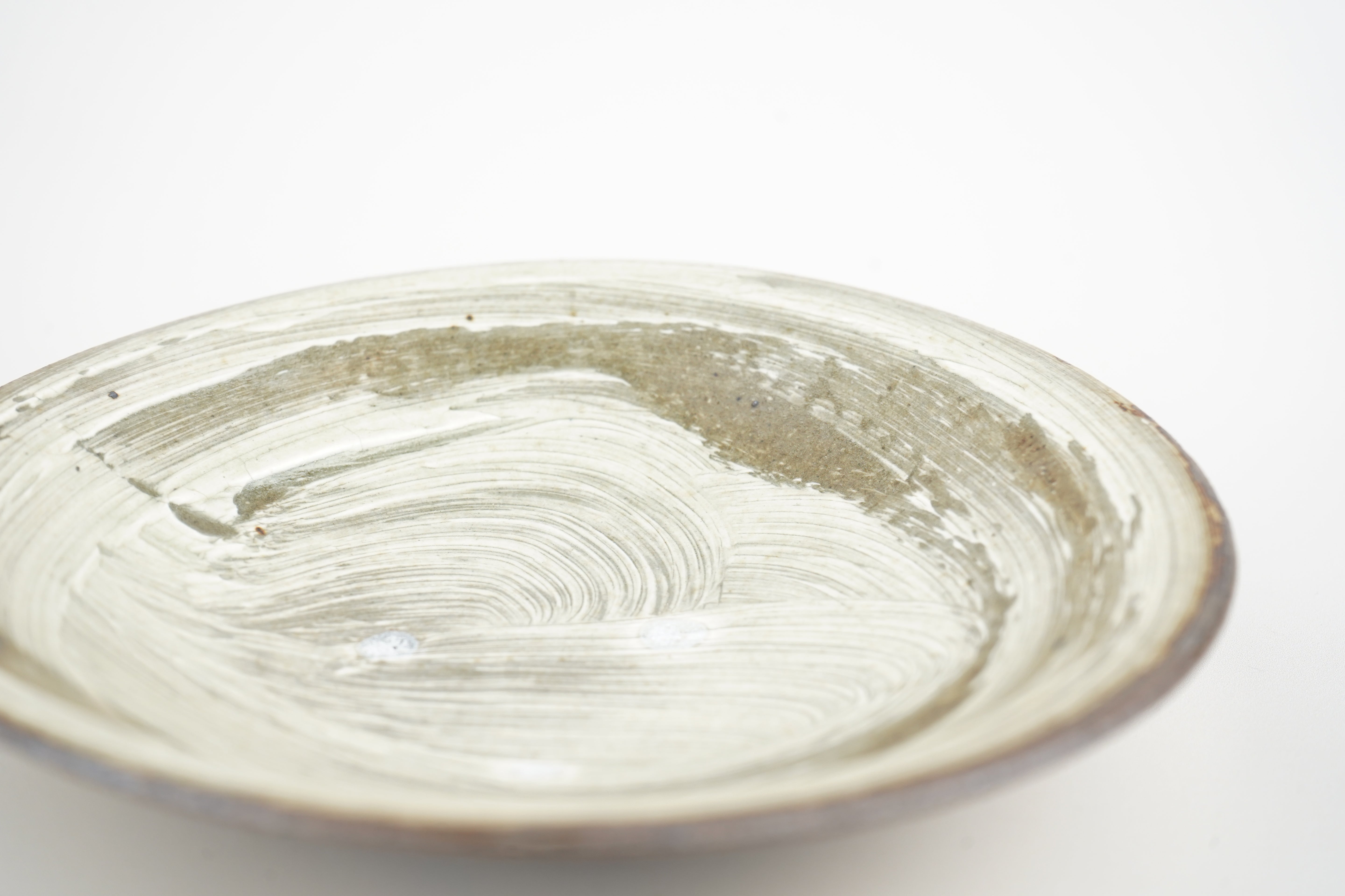 【下村淳】刷毛目 5寸皿