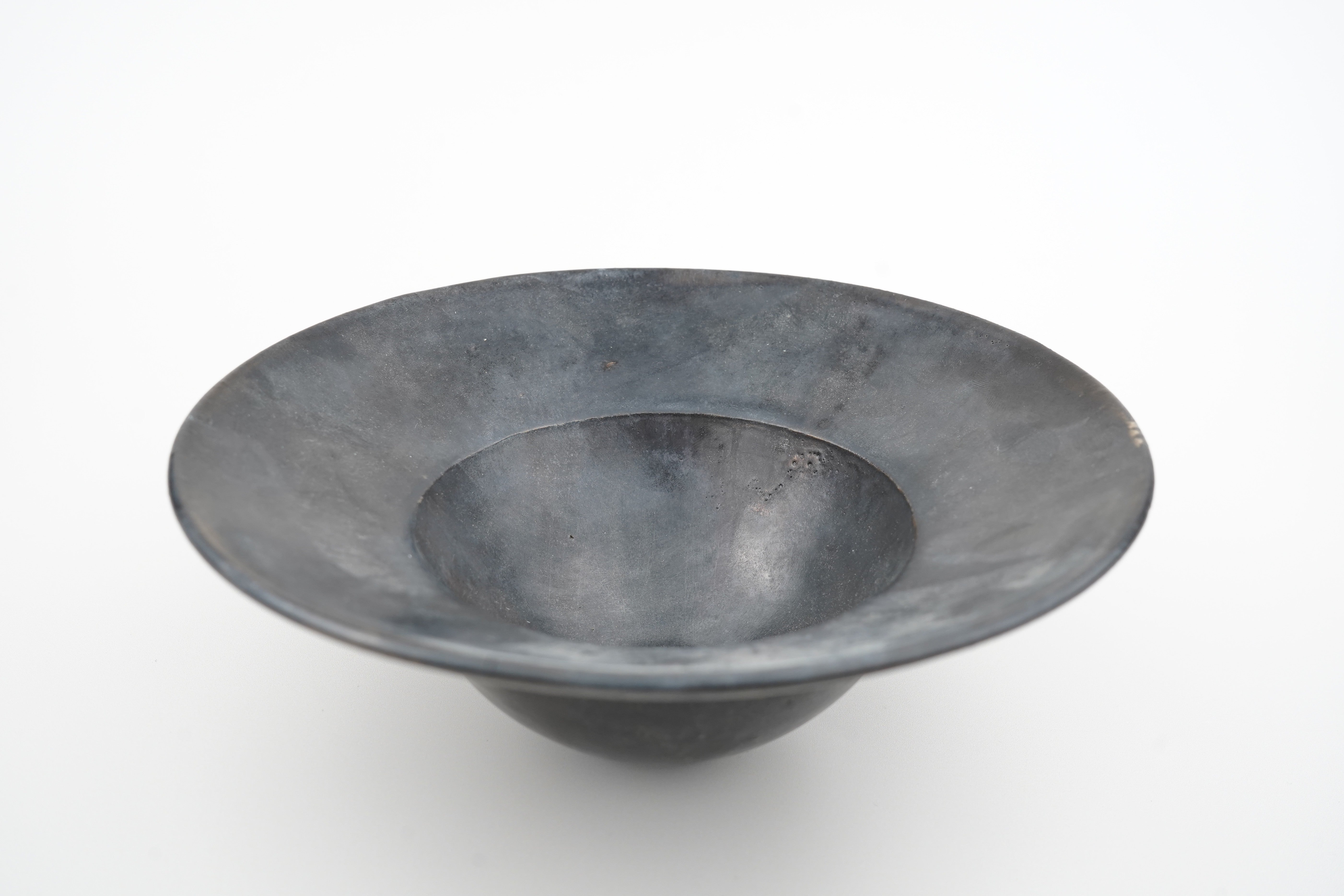 【小谷康弘】6寸リム鉢(黒彩)