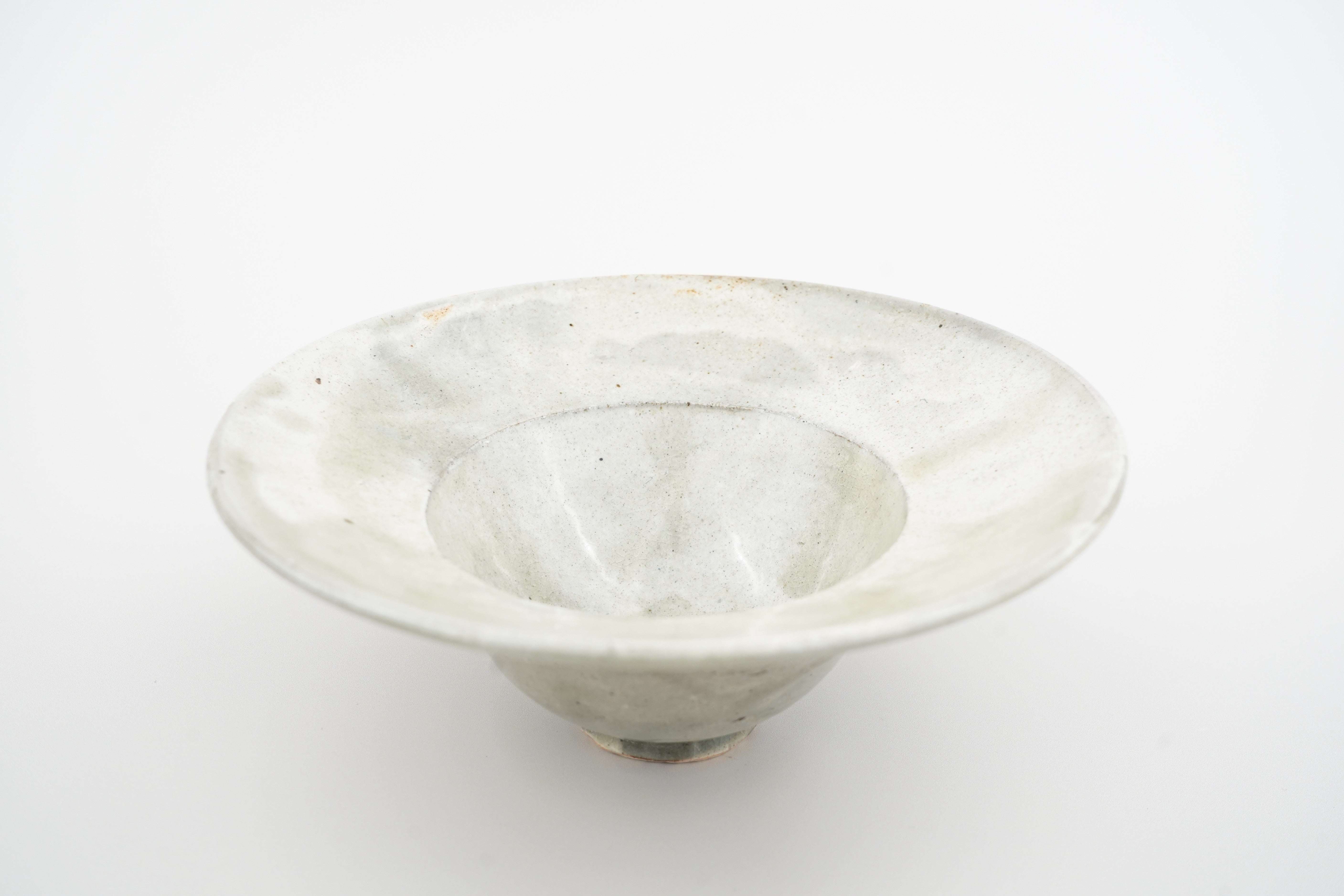 【小谷康弘】6寸リム鉢(灰粉引)