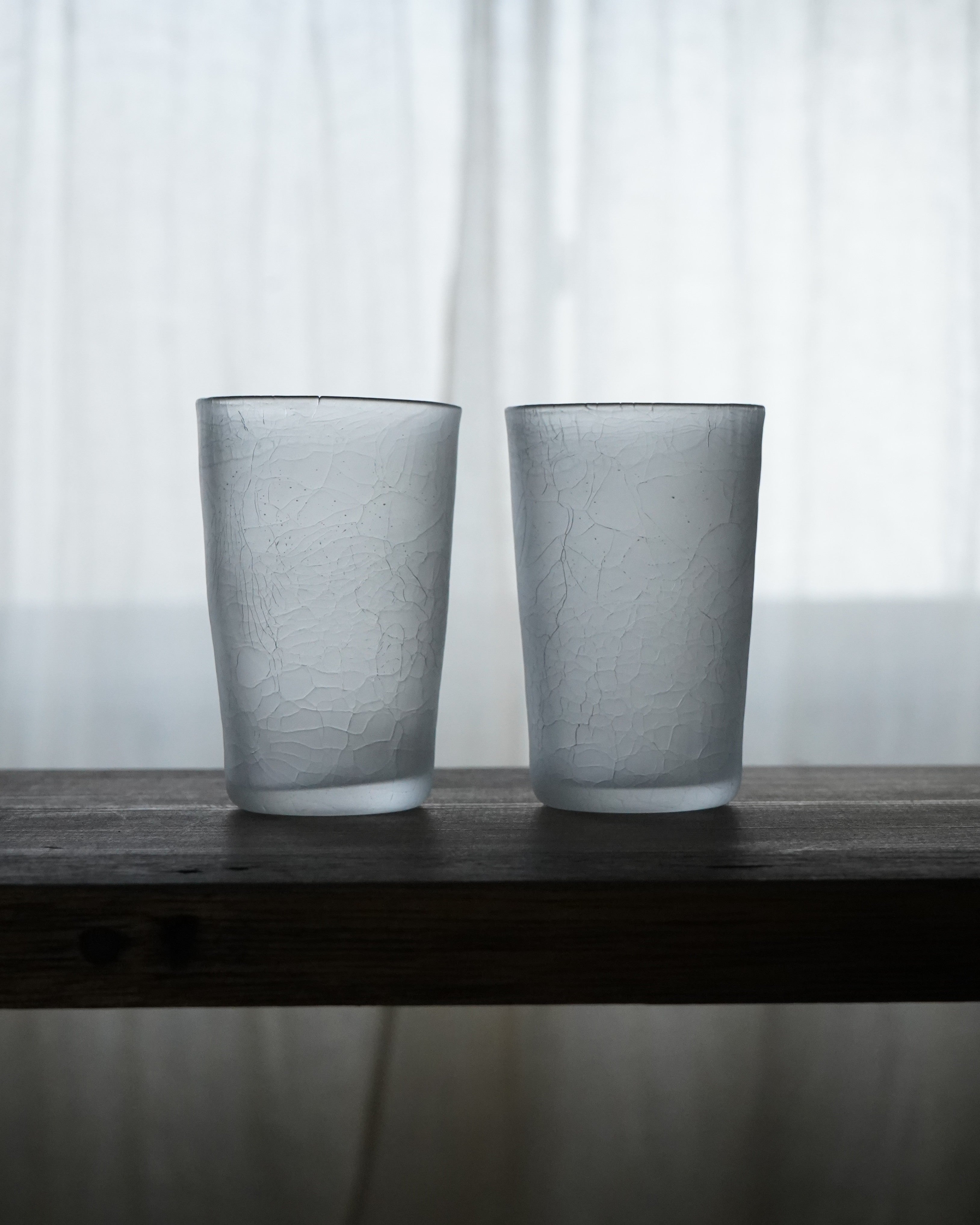 Japanese Glass Artist】Frosted Beer Glass (Daisaku Hashimura) - YUGEN