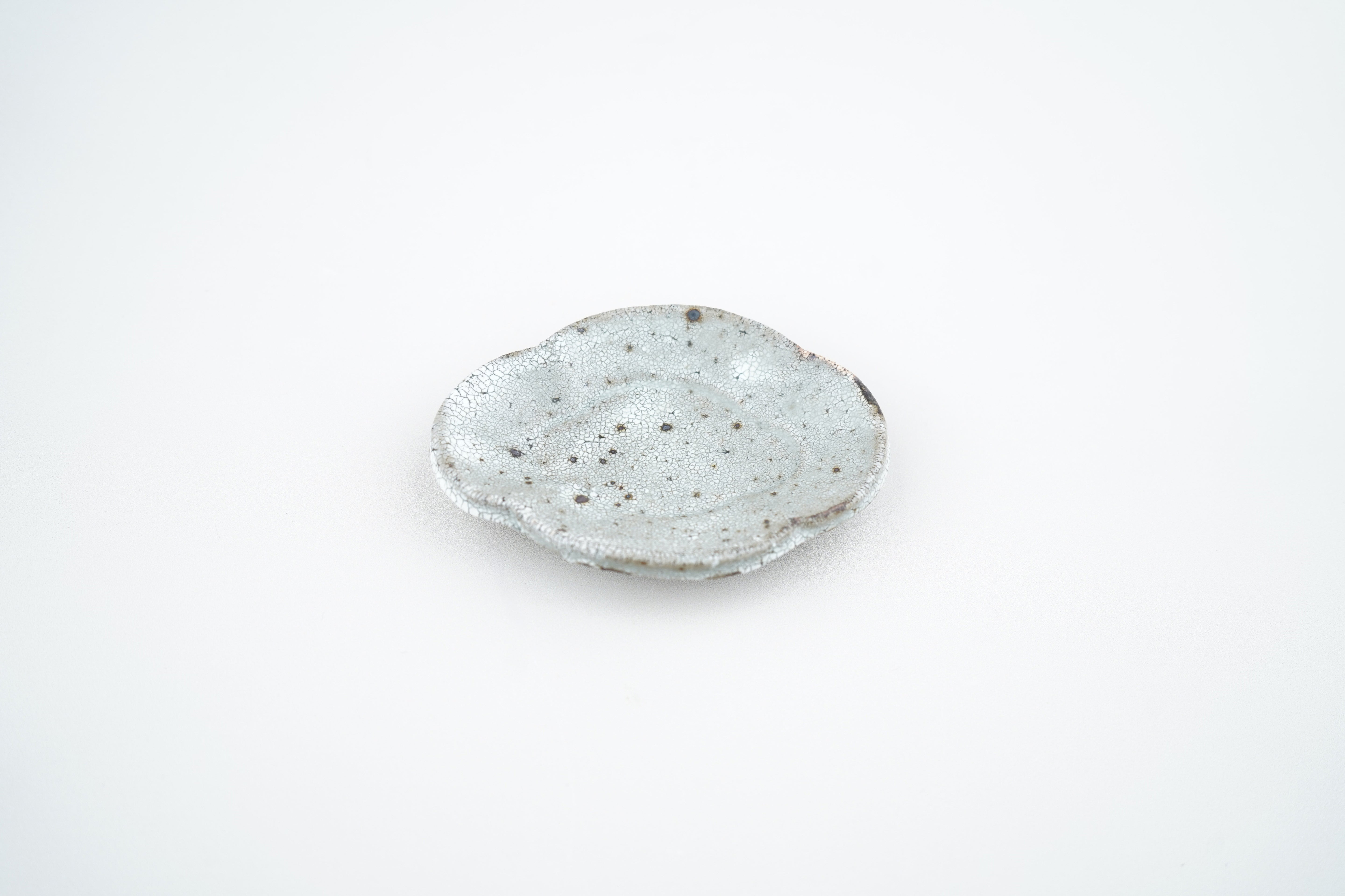 【加藤祥孝】豆皿 (グレー粉引き)